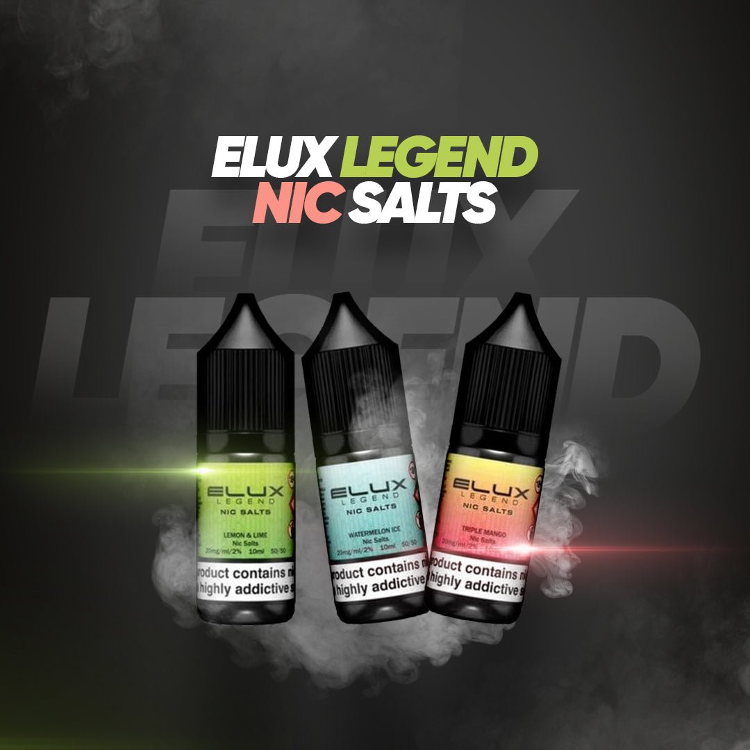 A Comprehensive Overview of Elux Legend Nic Salts and Popular Nicotine Salt Options