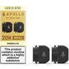 Buy Gold Bar Apollo 20K Replacement Prefilled Pods at vapekarlo