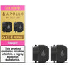Buy Gold Bar Apollo 20K Replacement Prefilled Pods at vapekarlo