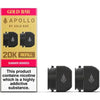 Buy Gold Bar Apollo 20K Replacement Prefilled Pods at vapekarlo